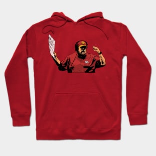 andy reid mad comic style Hoodie